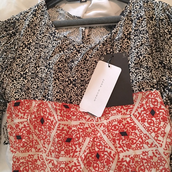 Zara long sleeve fringe dress - Picture 3 of 4